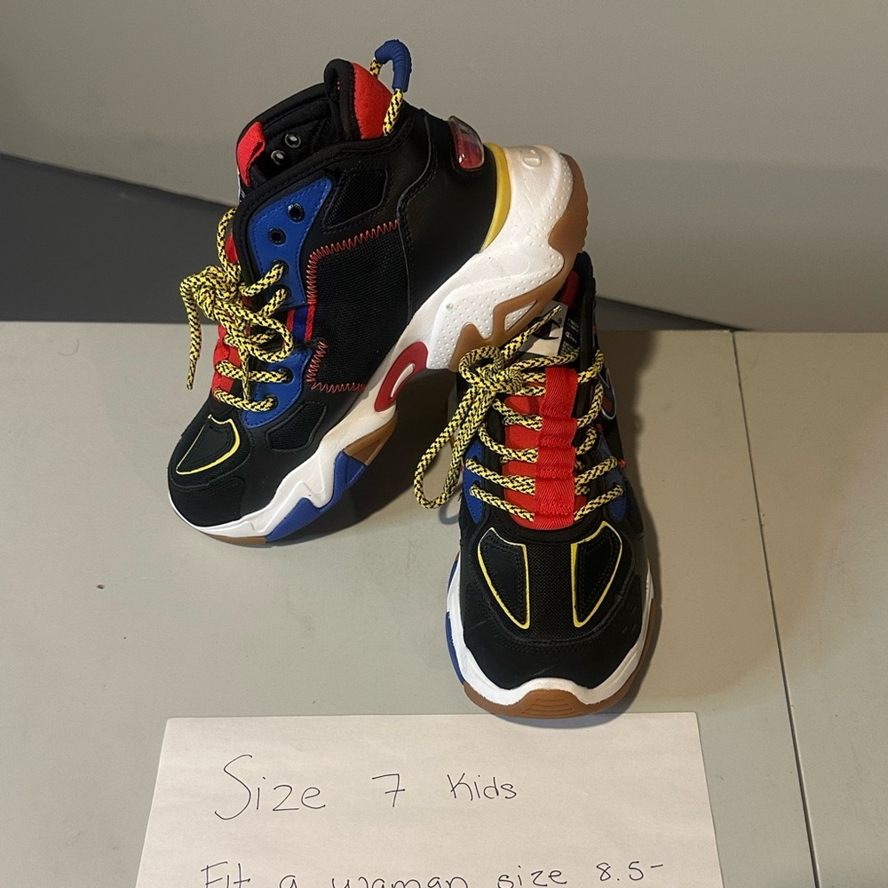 Champion Kids Black and Red Sneakers
